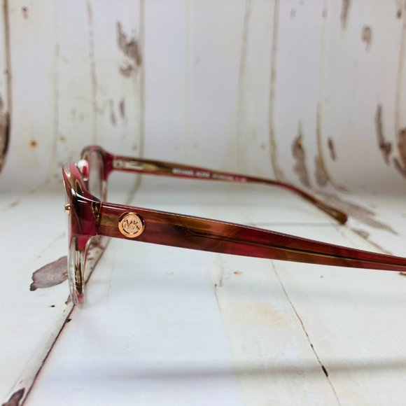 Michael Kors Cat Eye Pink Eyeglasses Frames NWOT - Picture 3 of 12